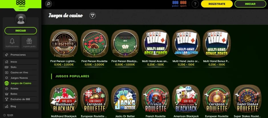 mejores casino online 888 casino 